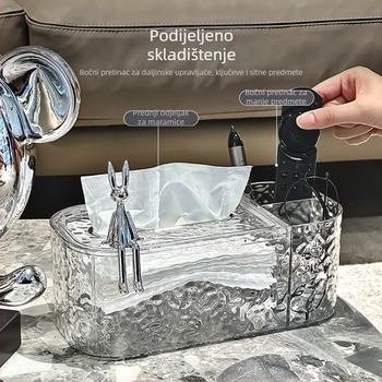 Zidna plastična kutija za maramice — vodootporna, višestruka namjena, model yj910-2