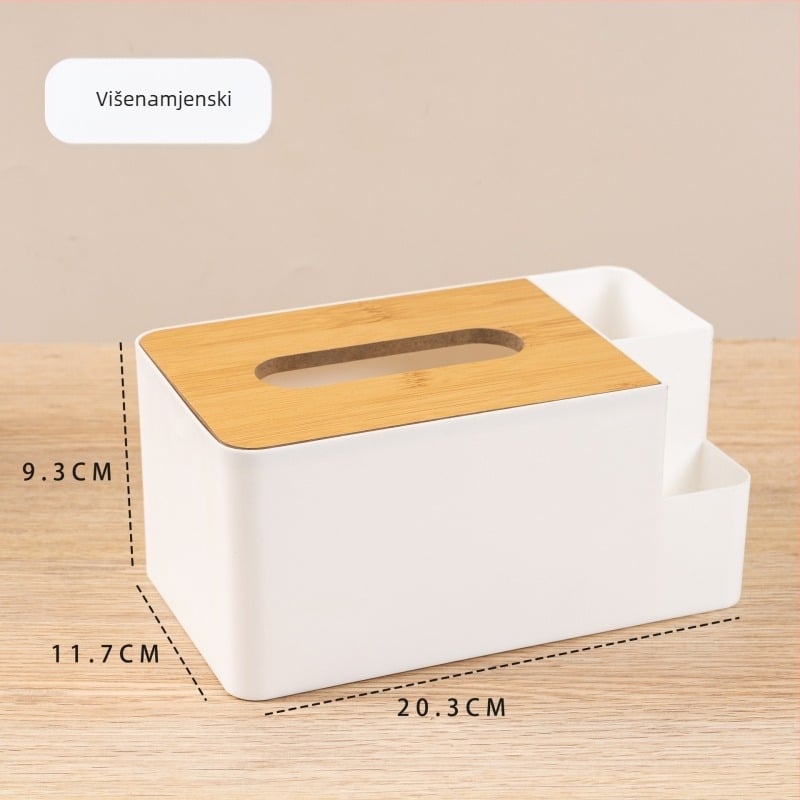 Kutija za maramice, PP materijal, otisak logotipa, vodootporna, Model 0001