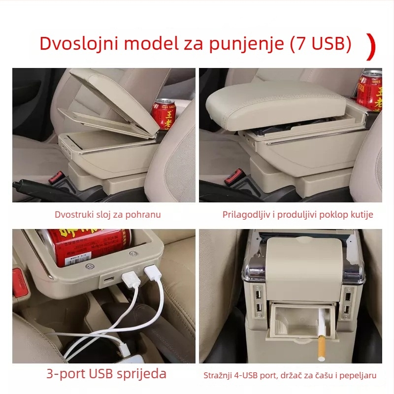 Kutija za naslon za ruku za Chevrolet Sail – Che yijie marka, kompatibilna sa Sail