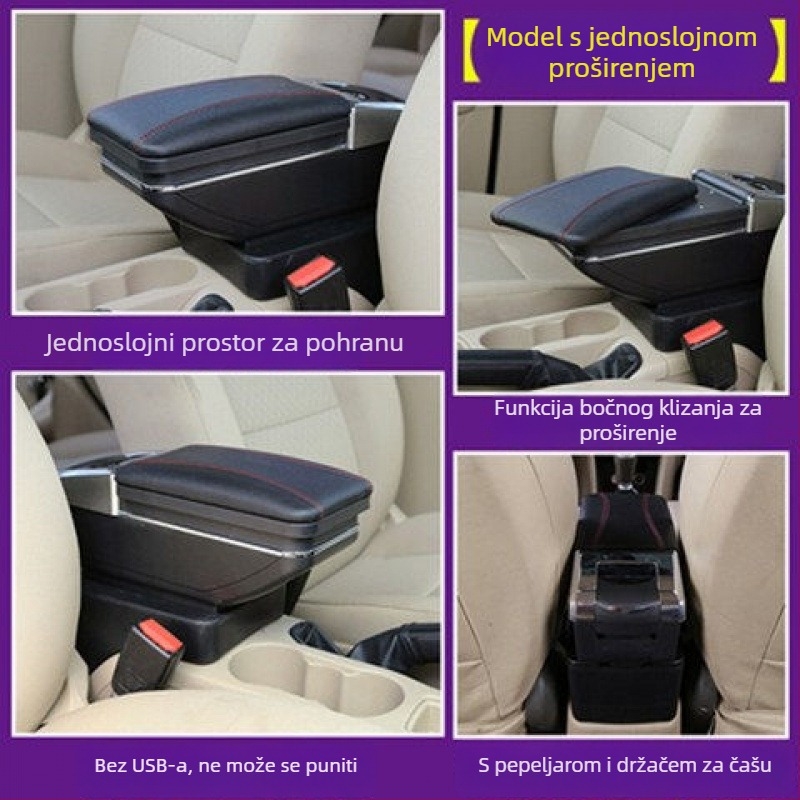 Kutija za naslon za ruku za Chevrolet Sail – Che yijie marka, kompatibilna sa Sail