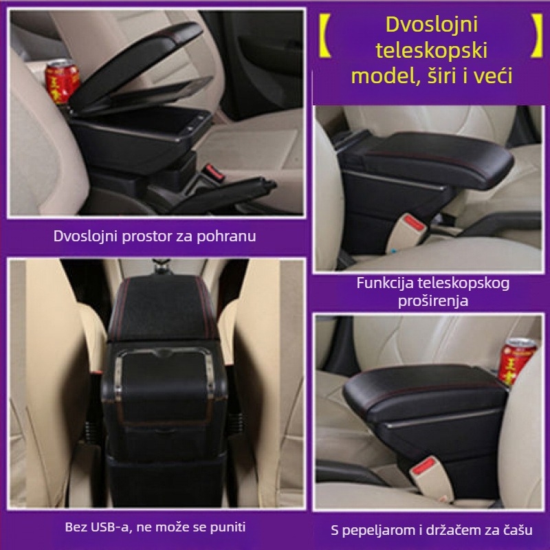 Kutija za naslon za ruku za Chevrolet Sail – Che yijie marka, kompatibilna sa Sail