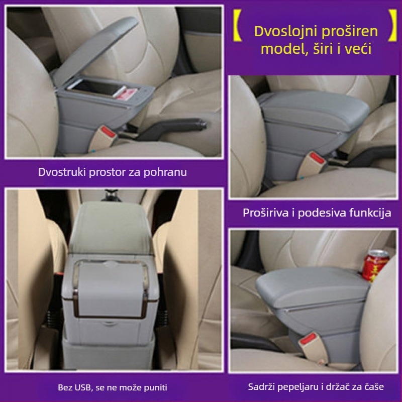 Kutija za naslon za ruku za Chevrolet Sail – Che yijie marka, kompatibilna sa Sail