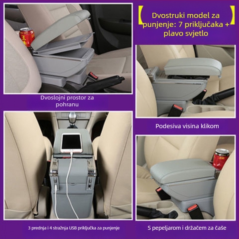 Kutija za naslon za ruku za Chevrolet Sail – Che yijie marka, kompatibilna sa Sail