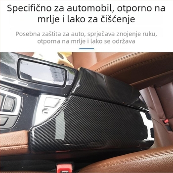 Kinracdine Plastični poklopac kutije naslona za BMW – kompatibilan s serijama 3, 5, 7 i modelima X1, X3, X5 – dekorativni poklopac središnje kutije za pohranu