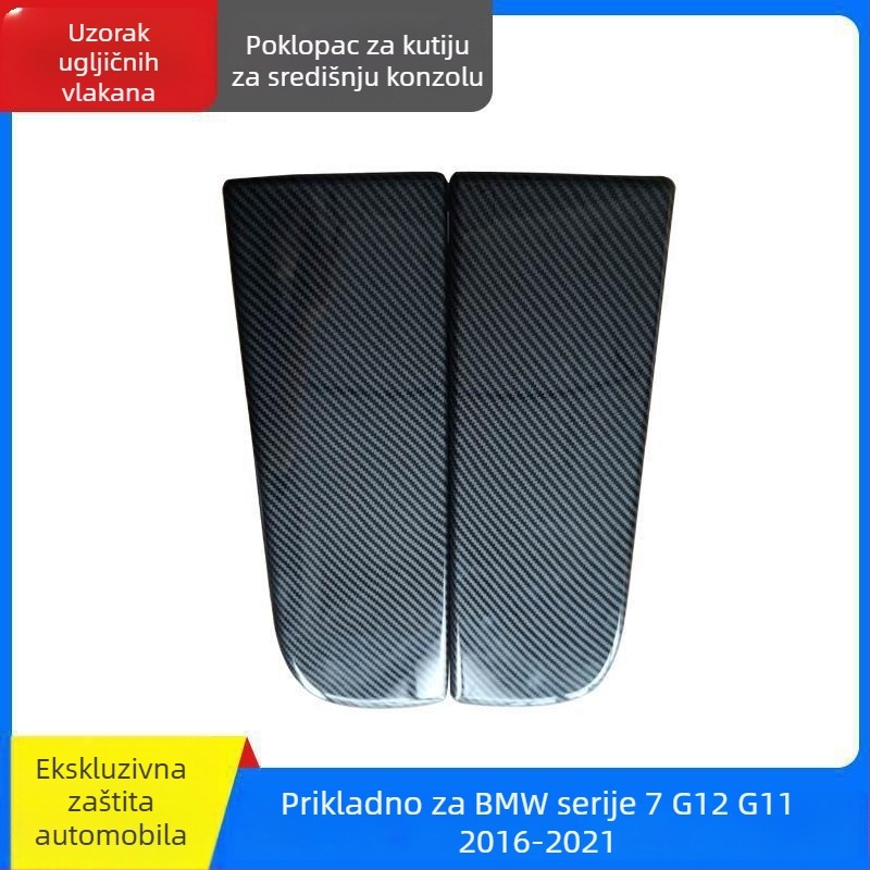 Kinracdine Plastični poklopac kutije naslona za BMW – kompatibilan s serijama 3, 5, 7 i modelima X1, X3, X5 – dekorativni poklopac središnje kutije za pohranu