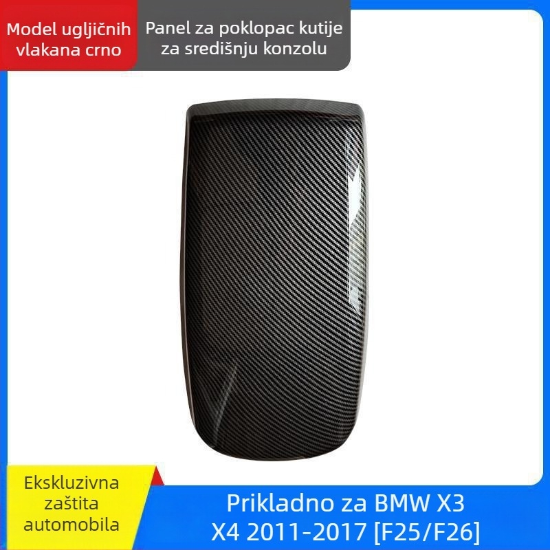 Kinracdine Plastični poklopac kutije naslona za BMW – kompatibilan s serijama 3, 5, 7 i modelima X1, X3, X5 – dekorativni poklopac središnje kutije za pohranu