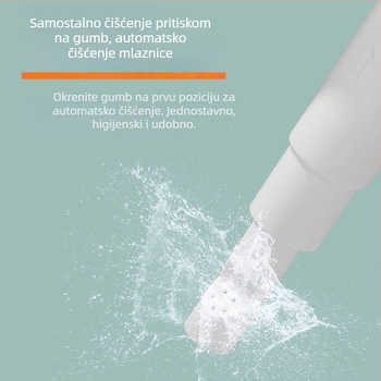 Pametan poklopac za WC s bidetom — samočišćavajuća mlaznica, pranje stražnjice, žensko pranje, sifonsko ispiranje, podijeljeni oblik