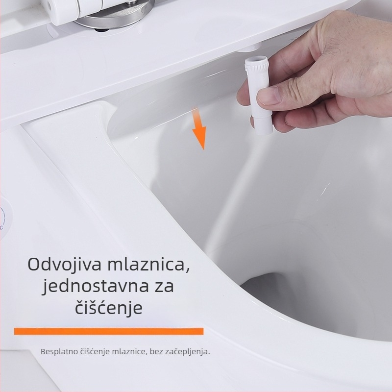 Pametan poklopac za WC s bidetom — samočišćavajuća mlaznica, pranje stražnjice, žensko pranje, sifonsko ispiranje, podijeljeni oblik