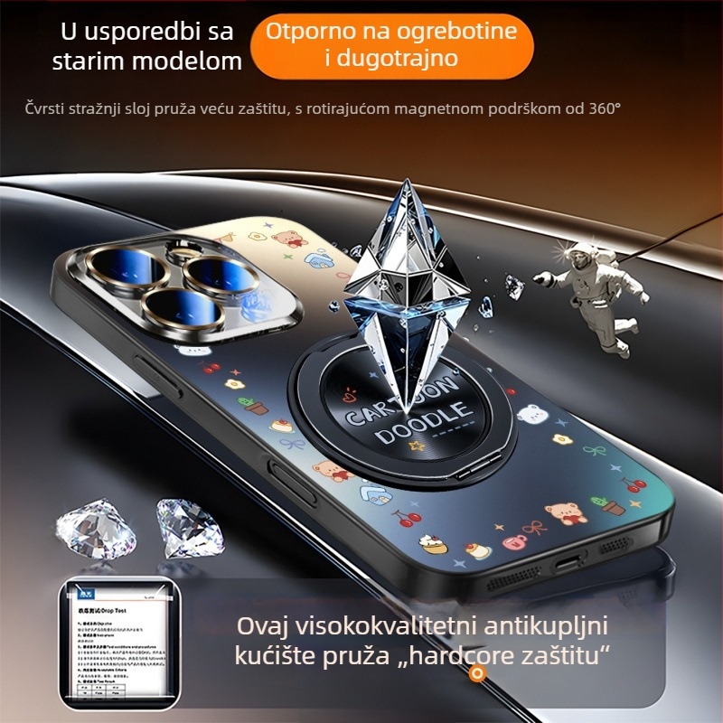 Orangeshine zaštitno kućište, mat završna obrada od silikonsko-akrilnog stakla, protuklizno i otporno na udarce