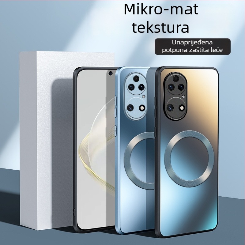 Kryt za Huawei P50 – mat završna obrada, PC materijal, MagSafe magnet, otpornost na padove