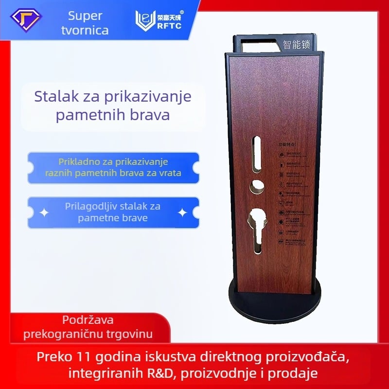 Stalak za prikaz bravica za hotele, ABS tijelo, model RF-8786, branda Rftc, novi kineski stil