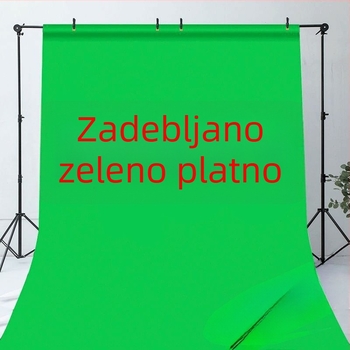Chroma key pozadina od tkanine sa stativom, debeli materijal za prijenos uživo