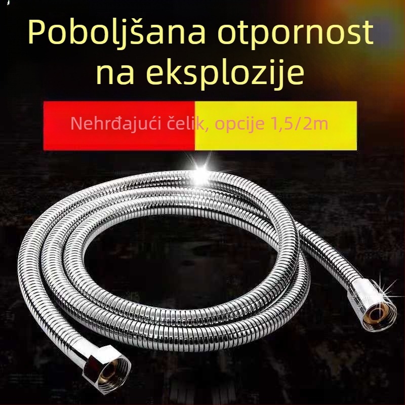 Tuš šipka od nehrđajućeg čelika – otporna na eksploziju, nominalni tlak 8, radna temperatura 90, ugradnja na površinu