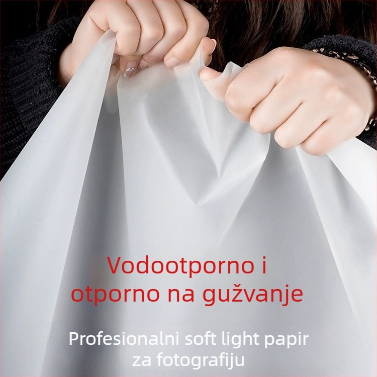 Studio pozadina od platna s mekim svjetlosnim panelom i nosačem, materijal: papir sumporne kiseline