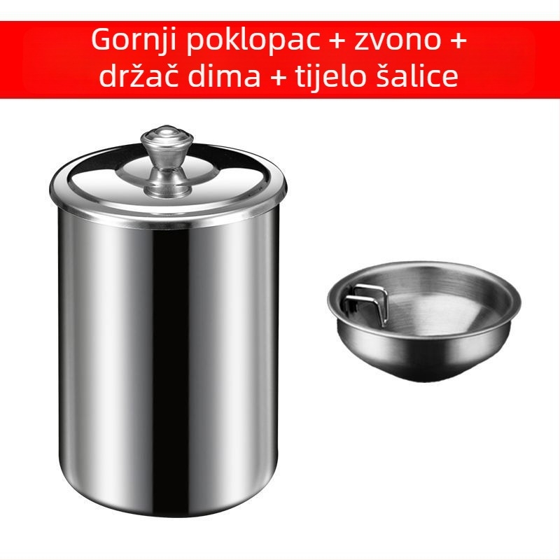 Pepeljara s poklopcem - Model 985, Graviranje, Brend Carry with you