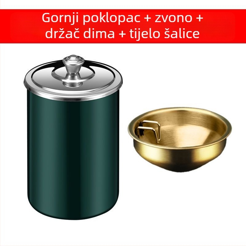 Pepeljara s poklopcem - Model 985, Graviranje, Brend Carry with you