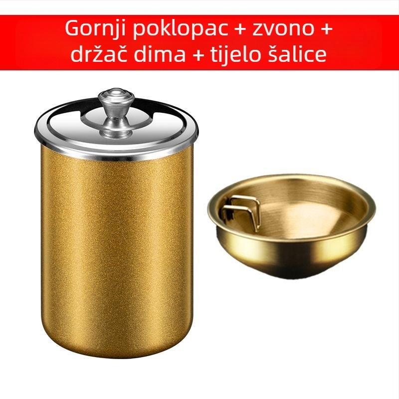 Pepeljara s poklopcem - Model 985, Graviranje, Brend Carry with you