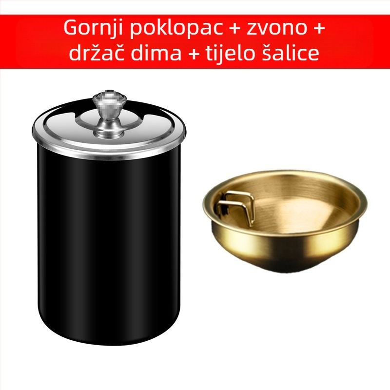 Pepeljara s poklopcem - Model 985, Graviranje, Brend Carry with you