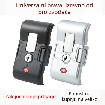 Mehanički brava za prtljagu, plastična konstrukcija, model XLXSK, za standardnu prtljagu