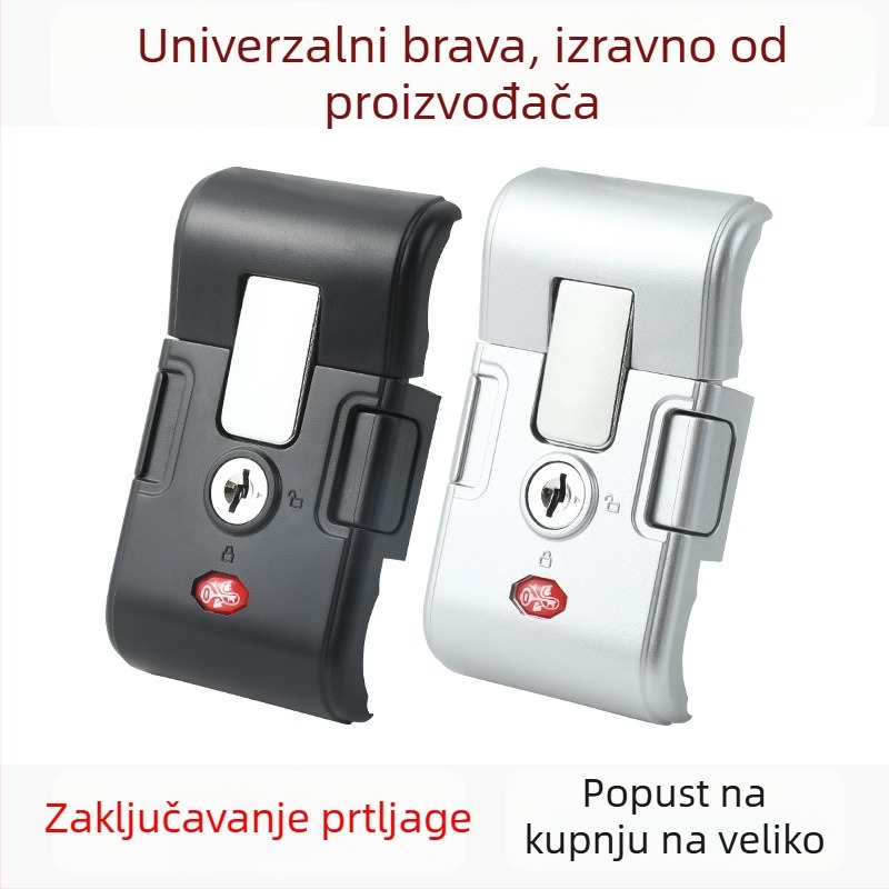 Mehanički brava za prtljagu, plastična konstrukcija, model XLXSK, za standardnu prtljagu