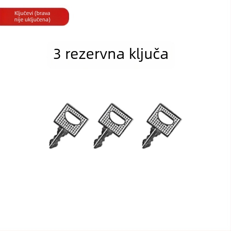 Mehanički brava za prtljagu, plastična konstrukcija, model XLXSK, za standardnu prtljagu