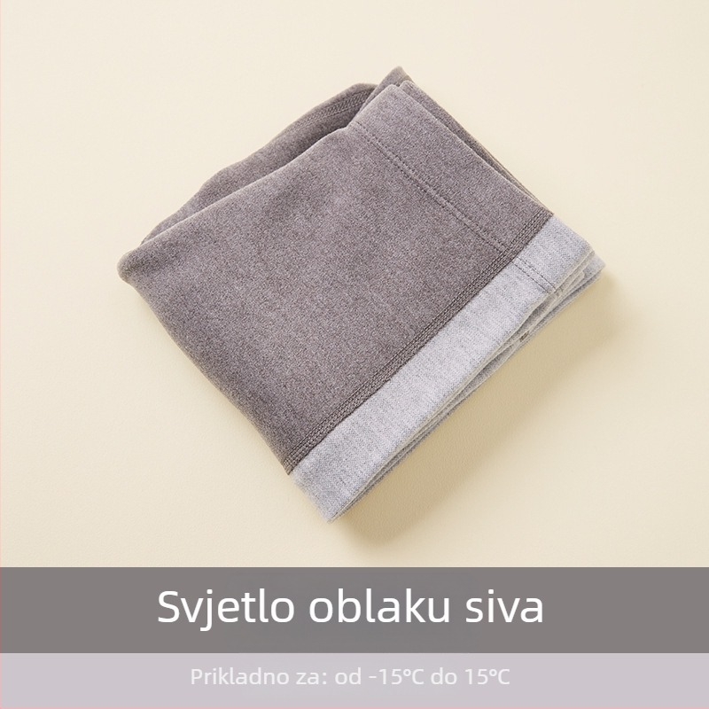 Dječje tople hlače za jesen i zimu, unisex, fleec podstava, visok struk, pamukova smjesa 41,8%.
