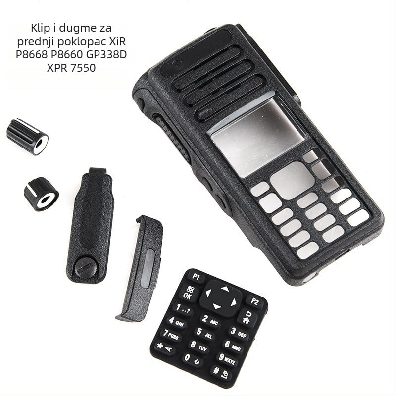 Kućište za walkie-talkie XiR P8668 P8660 GP338D XPR7550 – Zaštita od prašine, domet 3–5 km, bez baterije