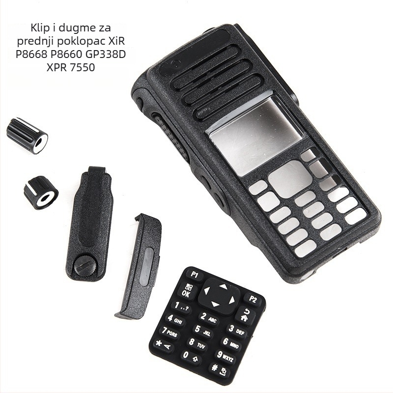 Kućište za walkie-talkie XiR P8668 P8660 GP338D XPR7550 – Zaštita od prašine, domet 3–5 km, bez baterije