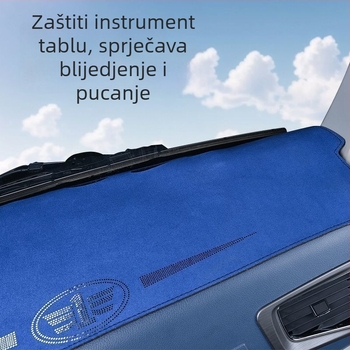 Matrica ploče instrument ploča za Auman GTL – suede dekorativna zaštita od sunca, jedinstvenog jednobojnog uzorka, logotip otisnut, šifra proizvoda 8H5576956063Z3