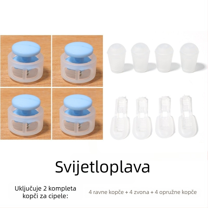 Dječja kopča bez vezica s oprugom za platnene tenisice (Model 168), Jane flute rhyme, za proljeće