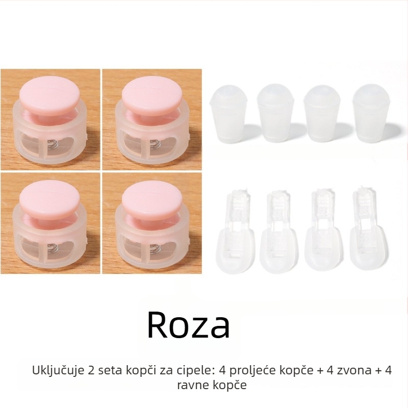 Dječja kopča bez vezica s oprugom za platnene tenisice (Model 168), Jane flute rhyme, za proljeće