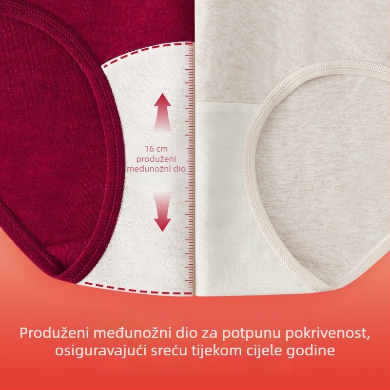 Visoko strukirane pamučne gaćice za vjenčanje – podizanje stražnjice, oblikovanje tijela, zatezanje trbuha, produženi predeo prepona