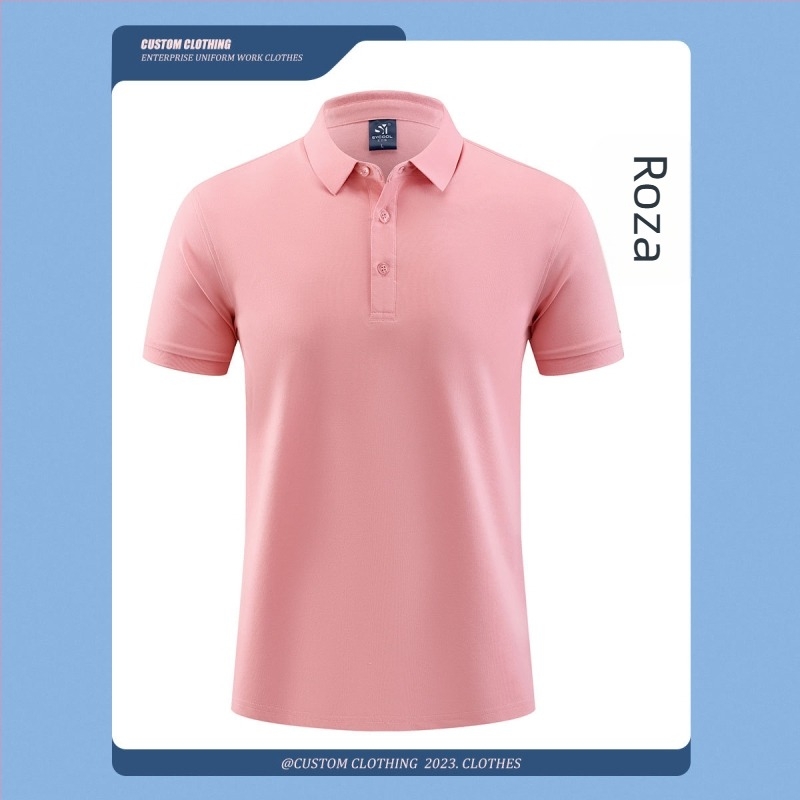 Polo majica za ljetnu radnu odjeću – prilagođena s tiskom logotipa i izvezenim detaljima; 50% pamuk (combed cotton); materijal koji upija vlage; kratki rukavi; prilagođeni kroj; strojno pranje