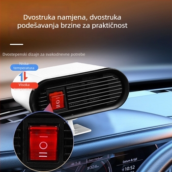 Ugradbeni grijač za električna vozila, 480W ABS kućište, odmagljivanje/odmrzavanje, model P30MAX