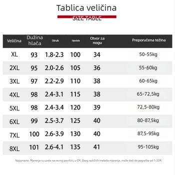 Hlače za starije žene sa flis unutarnjom podstavom, udoban široki kroj, tople dugačke hlače od poliestera za jesen-zimu