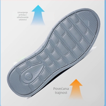 Muške slip-on platnene tenisice, prozračne gornje, mrežasta podstava, PU đon, okrugli vrh, niski otvor, proljeće-jesen