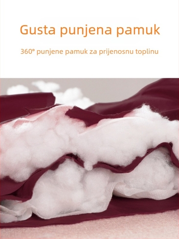 Zimska vesta za starije žene, s flis podstavom, cvjetni uzorak, poliester tkanina, elegantan gradski stil