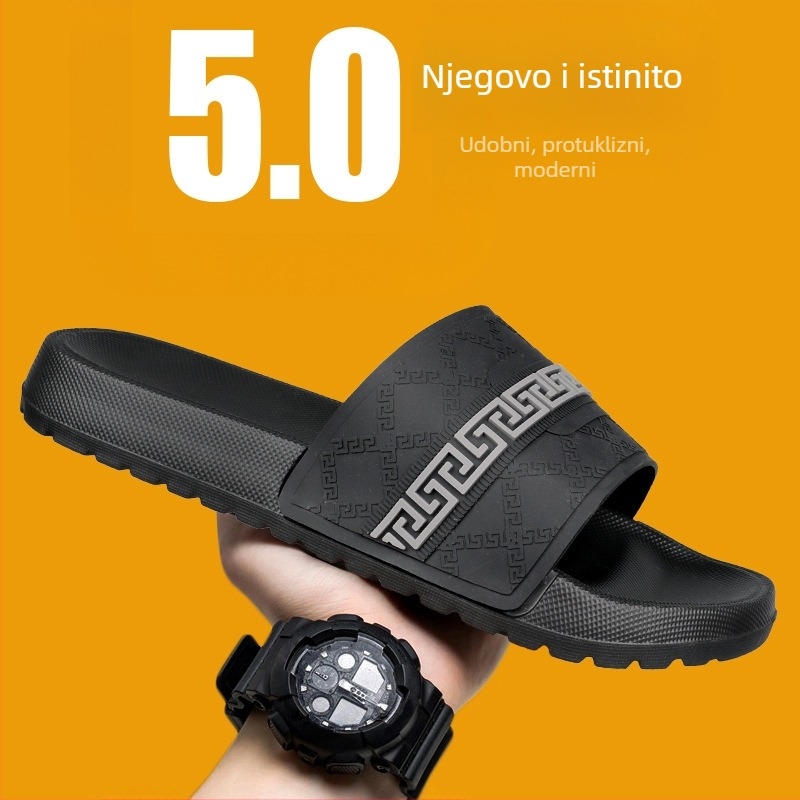 Unisex ljetne prozračne papuče s EVA potplatom, injekcijsko oblikovane, protuklizne, za kuću i van