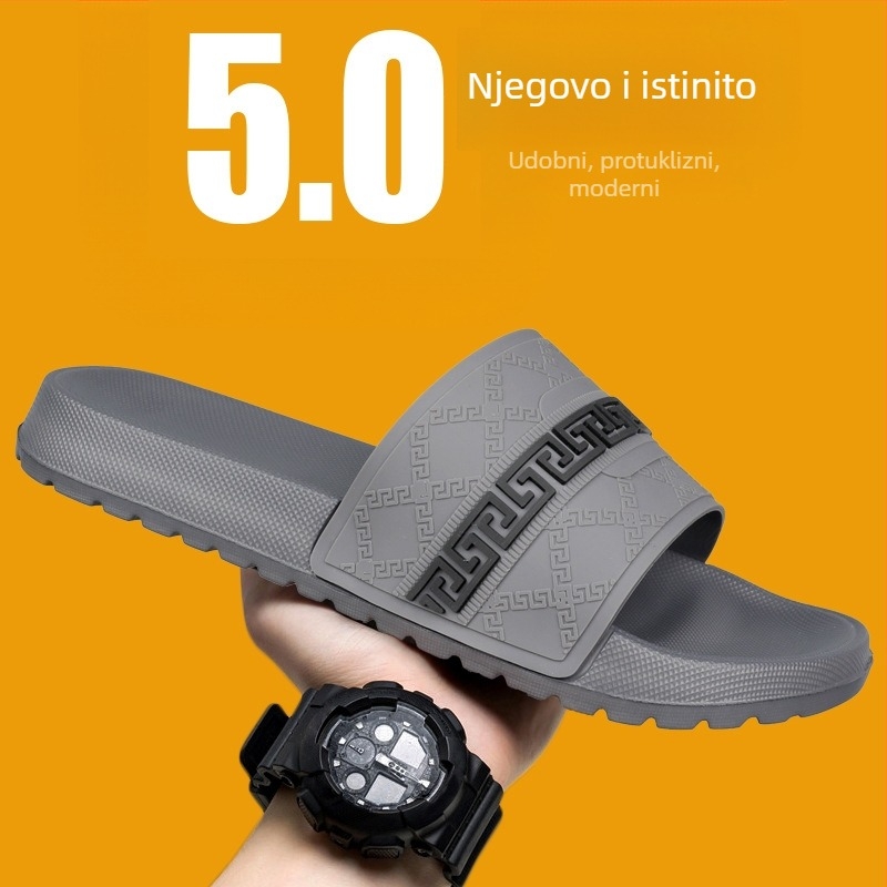 Unisex ljetne prozračne papuče s EVA potplatom, injekcijsko oblikovane, protuklizne, za kuću i van