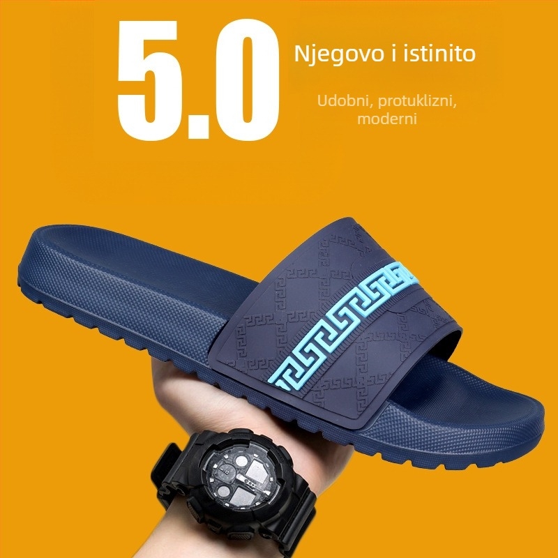 Unisex ljetne prozračne papuče s EVA potplatom, injekcijsko oblikovane, protuklizne, za kuću i van