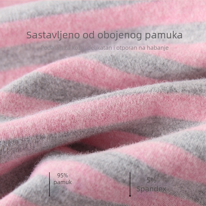 Zimski dječji termalni komplet donjeg rublja – s fleece podstavom, visokim ovratnikom, unisex, osnovni sloj