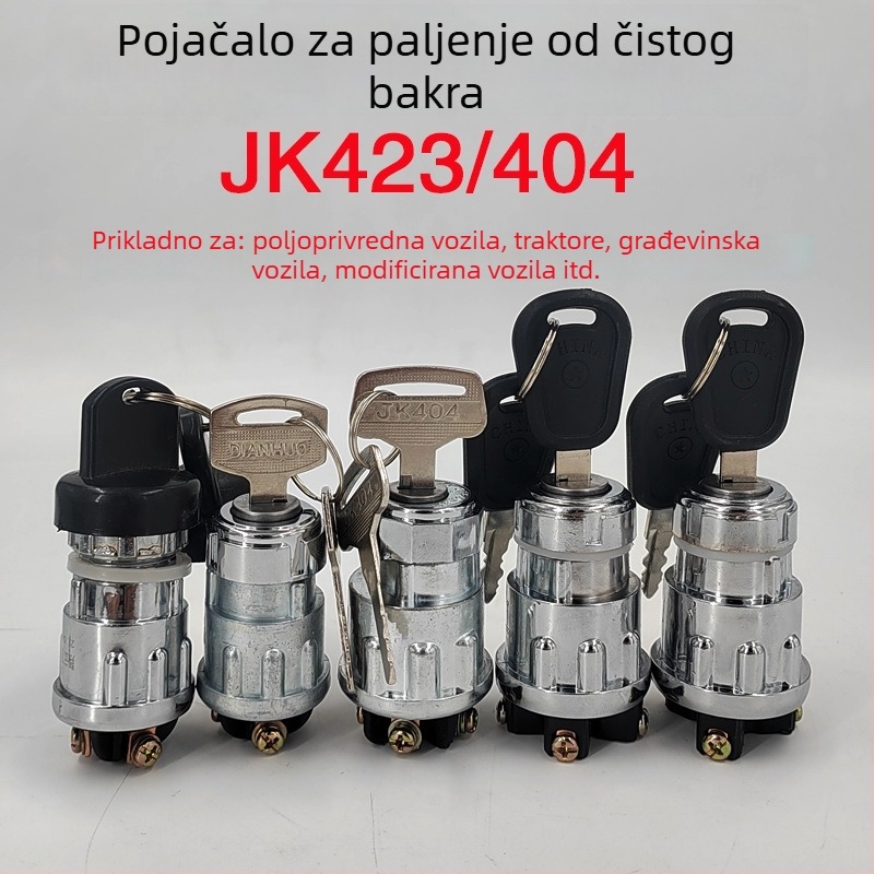 Prekidač paljenja za traktor, prikolicu i poljoprivredno vozilo s ključem za paljenje - Marka 423, Snaga 25