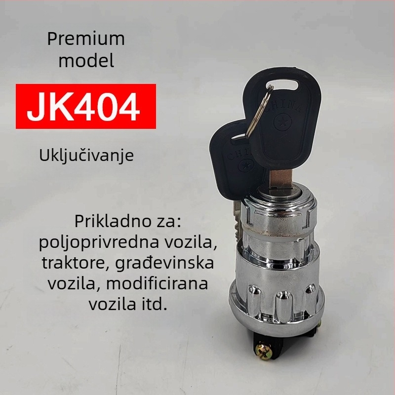 Prekidač paljenja za traktor, prikolicu i poljoprivredno vozilo s ključem za paljenje - Marka 423, Snaga 25