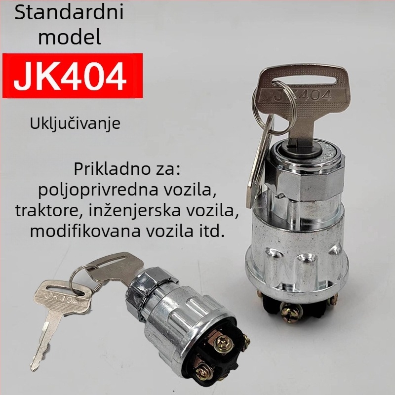 Prekidač paljenja za traktor, prikolicu i poljoprivredno vozilo s ključem za paljenje - Marka 423, Snaga 25