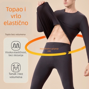 10A antibakterijski termalni komplet od grafenskog vunena s jastučićima za koljena i vrat, unisex