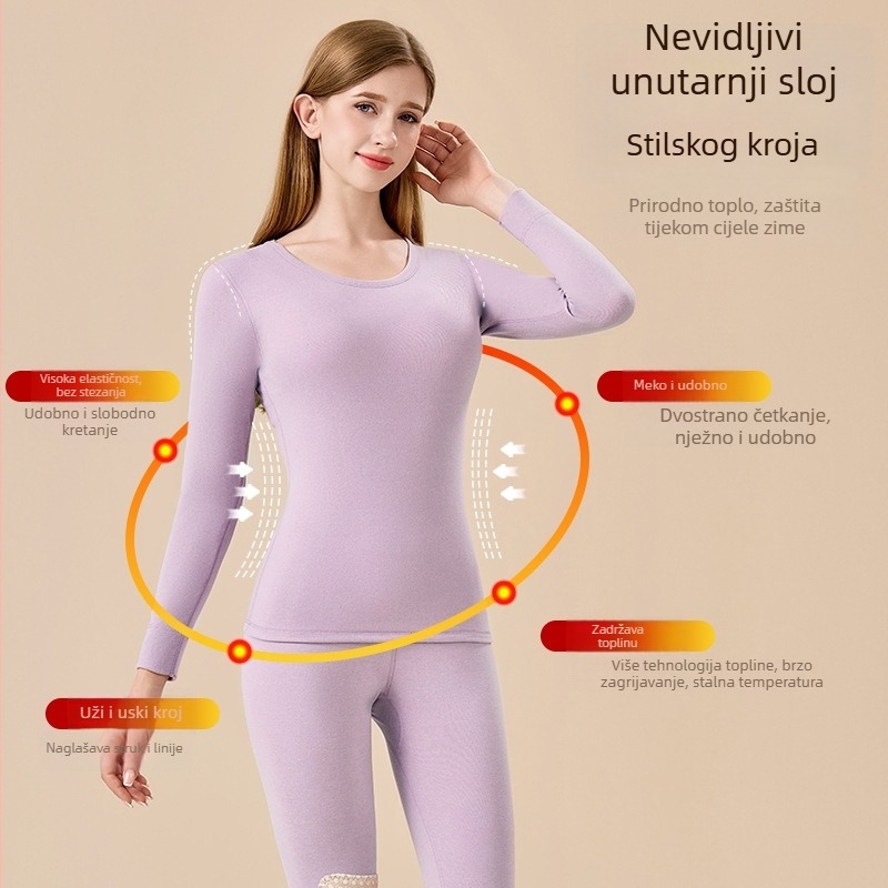 10A antibakterijski termalni komplet od grafenskog vunena s jastučićima za koljena i vrat, unisex