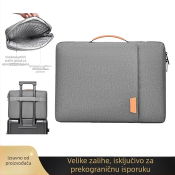 Lagana torba za prijenosno računalo s unutarnjom antivibracijskom podlogom sa zračnim jastucima, vanjski Oxford materijal, unutarnja poliester podstava, višenamjensko skladištenje za notebook, u stilu aktovke