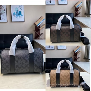 Muška clutch torba za putovanje od kravljeg kože, s uzorkom slova, kompatibilna s 8-inčnim prijenosnikom, podstava poliester-pamuk
