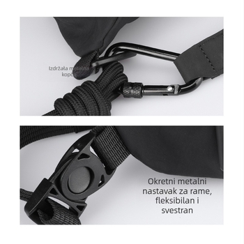 Muška crossbody torba, gradska jednostavnost, Oxford platno, podstava od poliester, Marco Leiden
