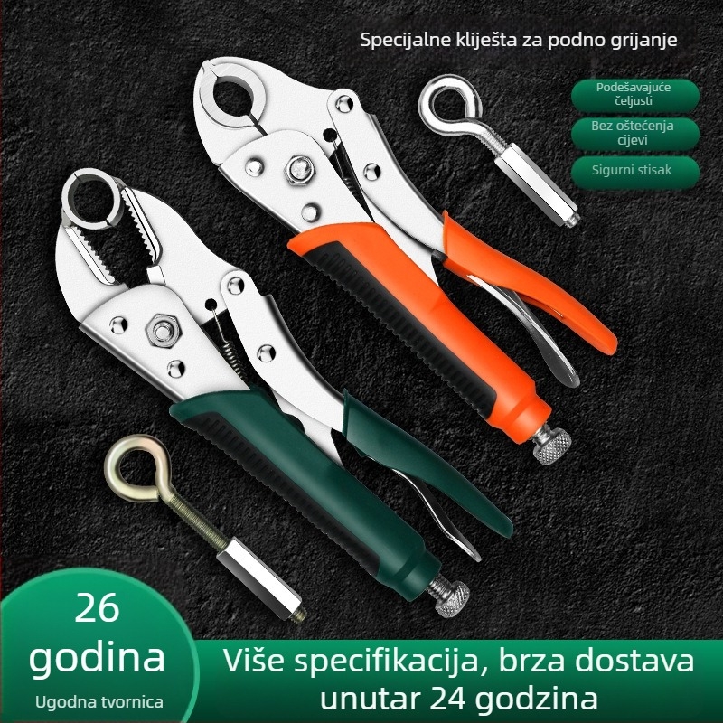 Klešta za podno grijanje – uklanjanje cijevi, ugradnja i čišćenje, kućna uporaba, težina 0,6 kg